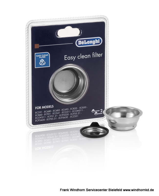 Delonghi 2-Cups filter EasyClean 61,5mm