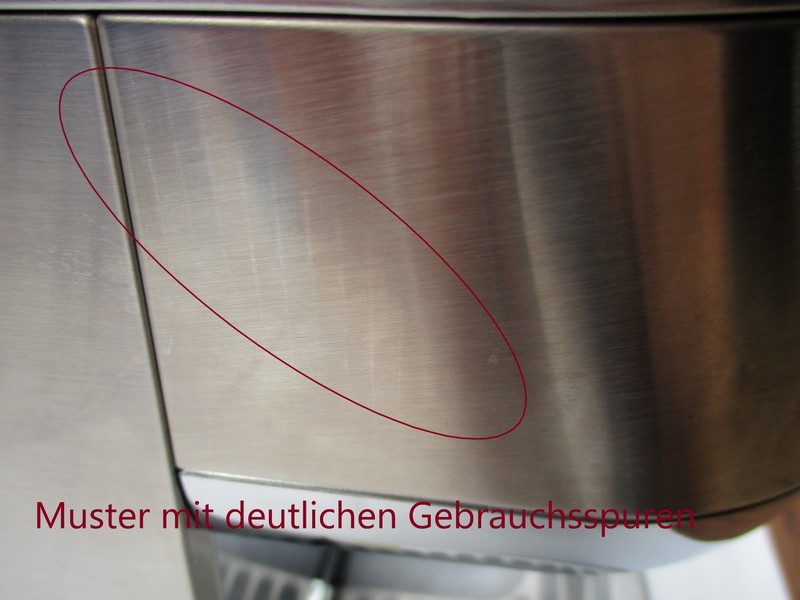 Clear use traces: Bambino Plus Stainless Steel SES500BSS