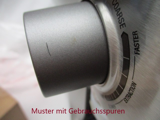 Use traces: Oracle Touch Stainless Steel SES990BSS