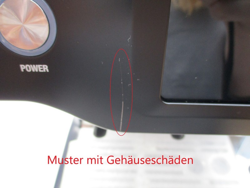 Housing damage: Barista Touch Black SES880BTR !UK!
