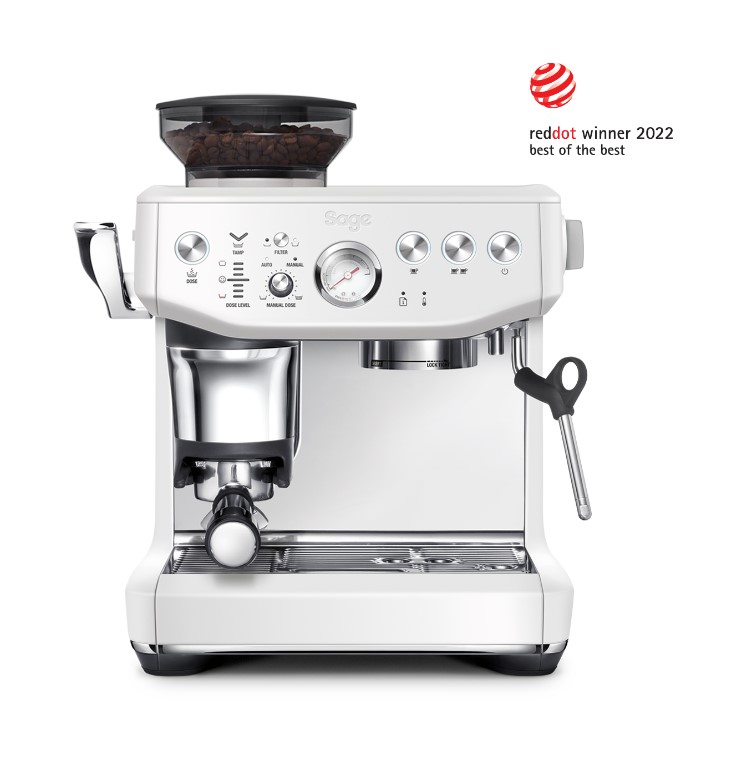 Significant signs of use: Barista Express Impress White UK-Plug