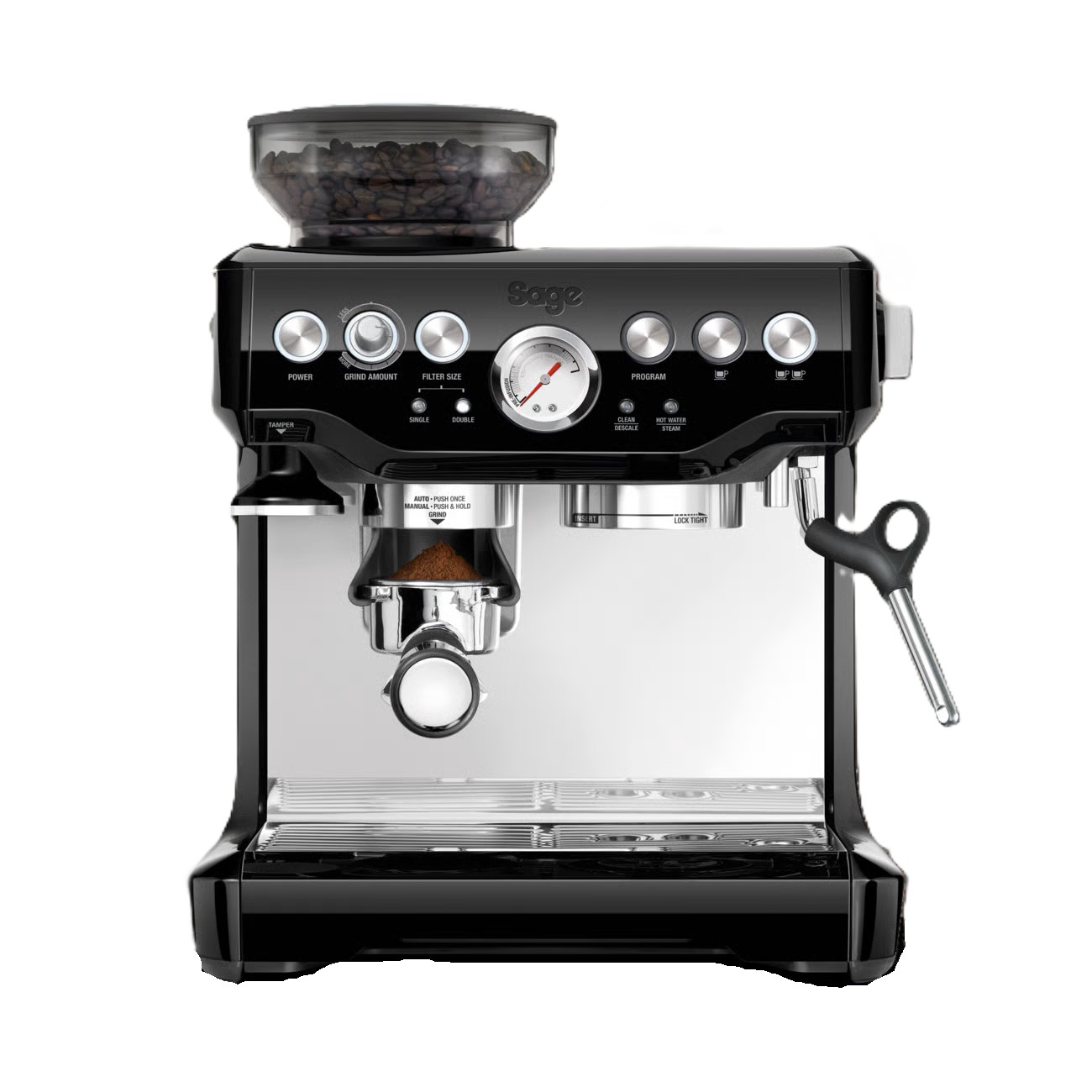 Slight signs of use: Barista Express black shine SES870