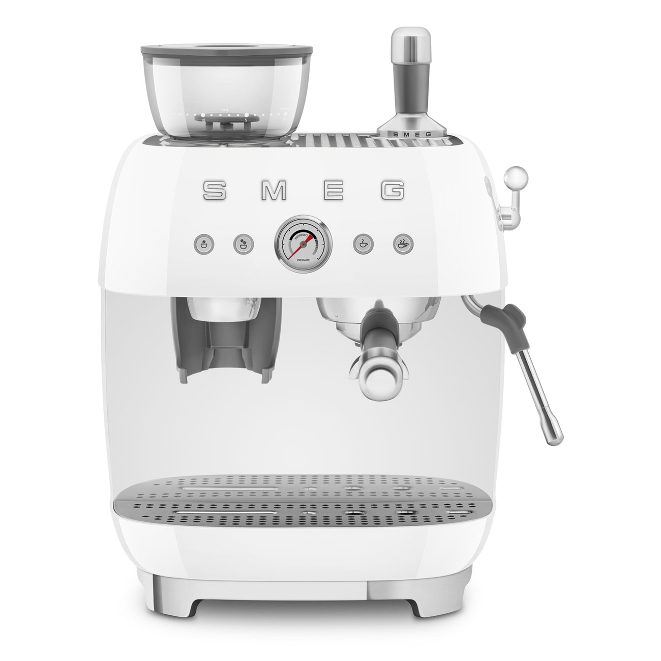 Used - like new: Espresso Machine with Grinder EGF03 White